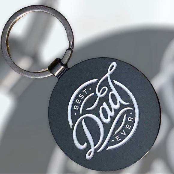 NEW Best Dad Ever -Keyring/Keychain in Gift Tin KMO071 - Picture 8 of 12